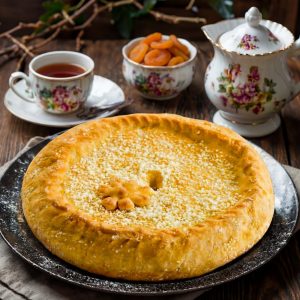 Пирог с курягой/черносливом бол.